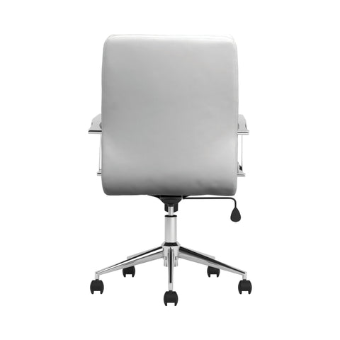 Coaster Ximena Standard Back Upholstered Office Chair White Model 801767