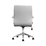 Coaster Ximena Standard Back Upholstered Office Chair White Model 801767