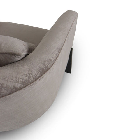 Modrest Forbis Contemporary Grey Fabric Accent Chair Model VGCS-FORBIS-GB