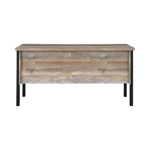 Coaster Samson 4-drawer Office Desk Weathered Oak Model 801950