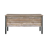 Coaster Samson 4-drawer Office Desk Weathered Oak Model 801950