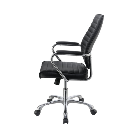 Coaster Chase High Back Office Chair Black and Chrome Model 802269