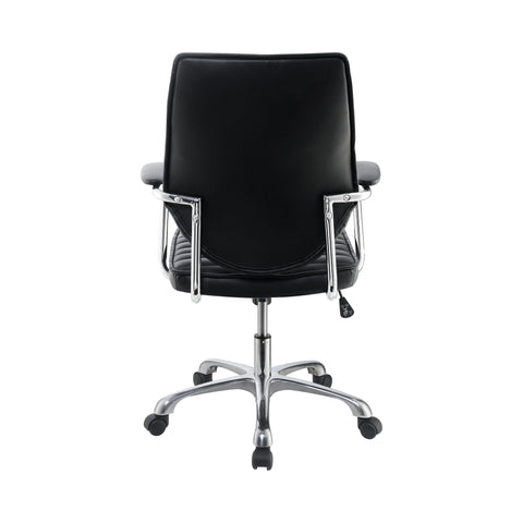 Coaster Chase High Back Office Chair Black and Chrome Model 802269
