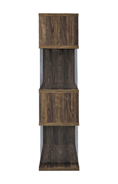 Coaster Emelle 4-shelf Bookcase with Glass Panels Model 802339