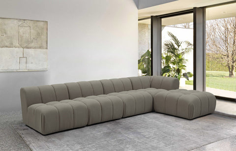 Divani Casa Juniper Modern Grey Modular Sectional Sofa