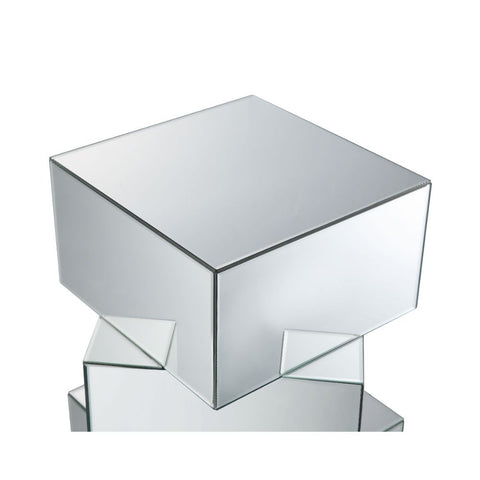 ACME Meria Mirrored Meria End Table Model 80272