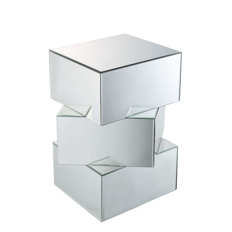 ACME Meria Mirrored Meria End Table Model 80272