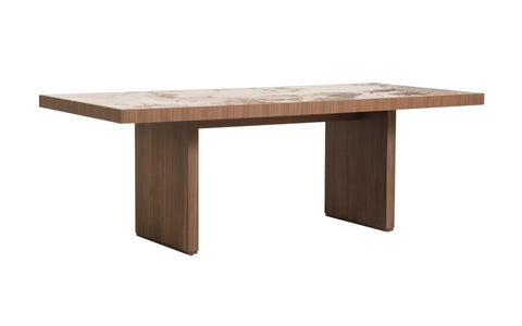 Nova Domus Bailey Modern Walnut Rectangular Dining Table Model VGHB-EM112T3-W
