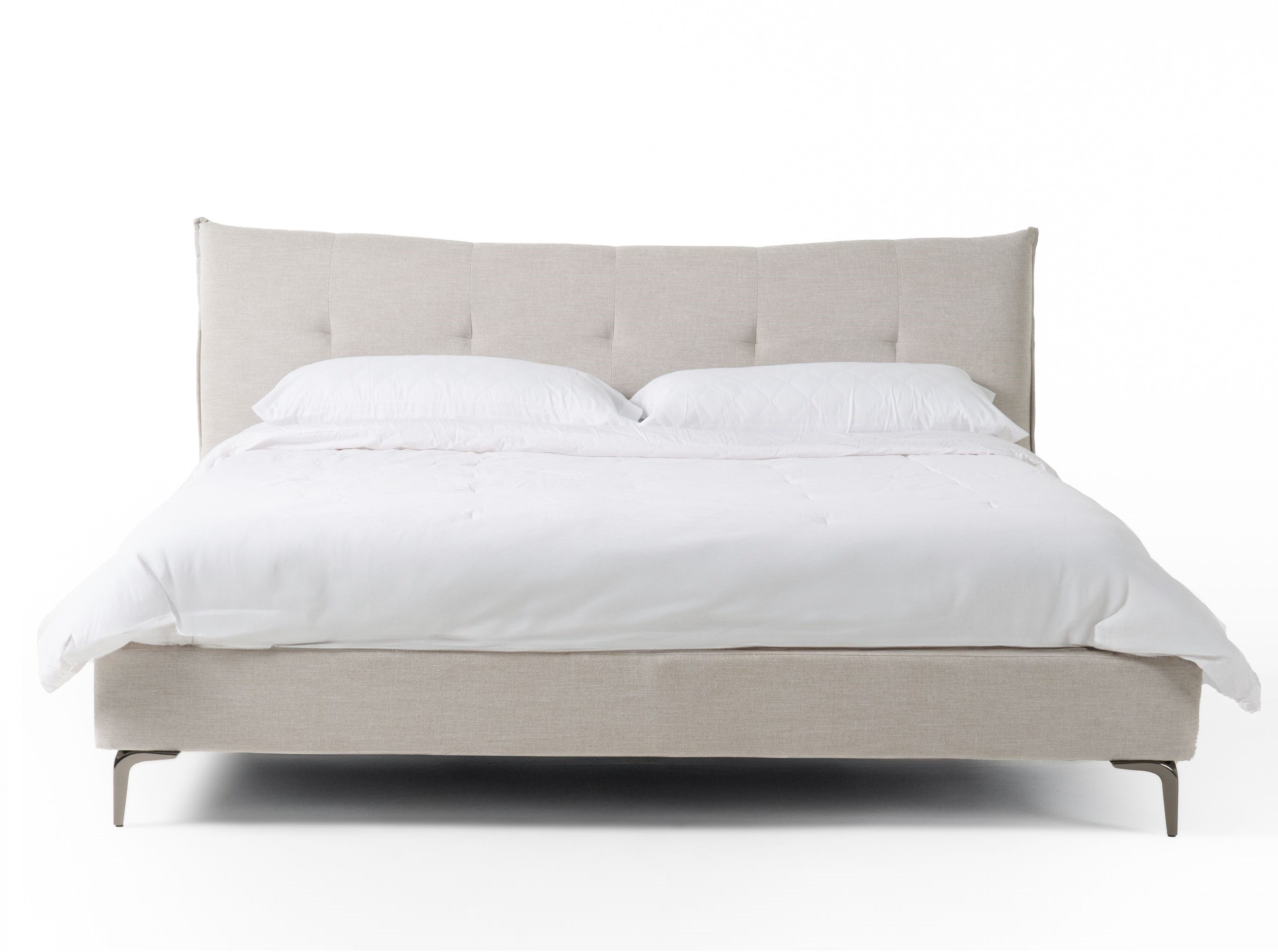 Modrest Dysart Modern Grey Fabric Bed Model VGMB-B029-BED