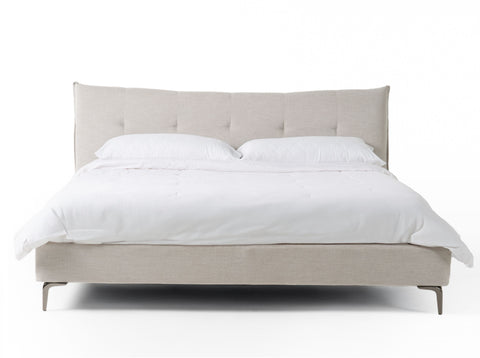 Modrest Dysart Modern Grey Fabric Bed Model VGMB-B029-BED