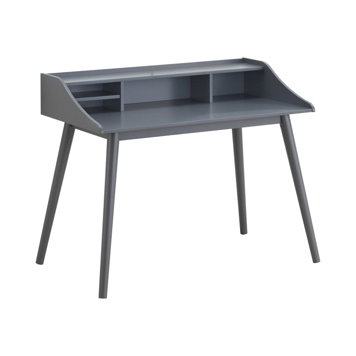 Coaster Percy 4-compartment Writing Desk Grey Model 804497
