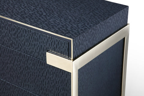 Modrest Athena & Rothsay Modern Grey Fabric & Wenge & Gold Bedroom Set Model VGVC-BD2233-SET