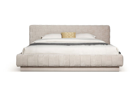 Eastern King Modrest Concord Modern Light Grey Velvet Bed Model VGVCBD2311-EK