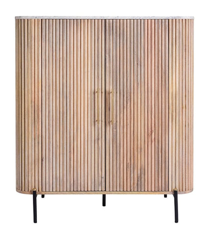 Modrest - Cambridge White Marble & Mango Tall Buffet