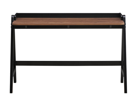 Coaster Raul Writing Desk Walnut and Black with USB ports Model 805926