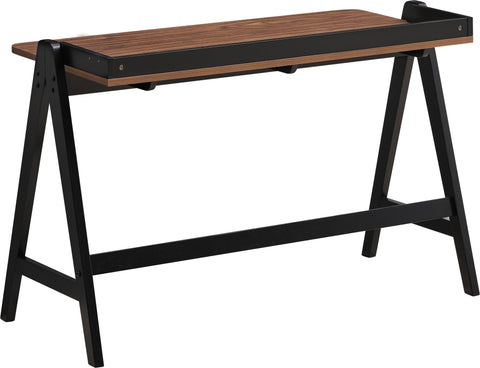 Coaster Raul Writing Desk Walnut and Black with USB ports Model 805926