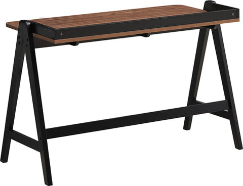 Coaster Raul Writing Desk Walnut and Black with USB ports Model 805926