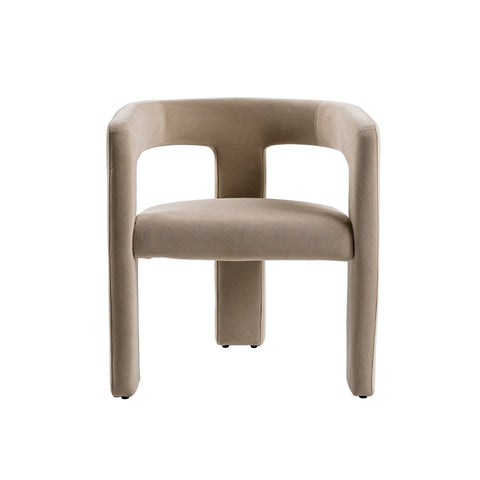 Modrest Cherish Modern Beige Fabric Dining Chair Model VGEUMC-9771CH-BGE