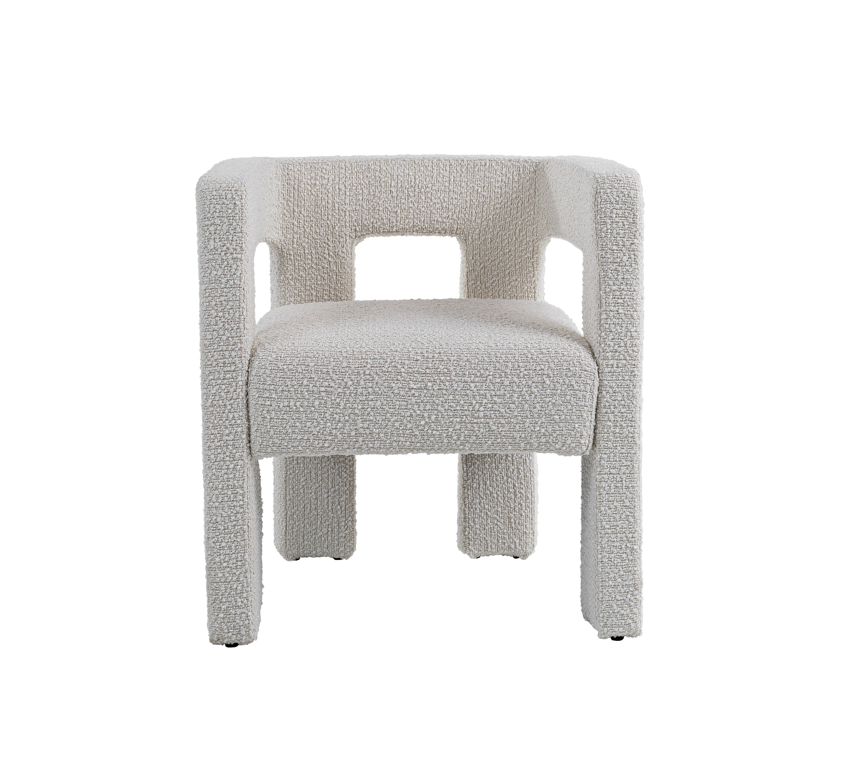 Modrest Drea Modern White Fabric Dining Chair Model VGEUMC-9653CH-A-WHT