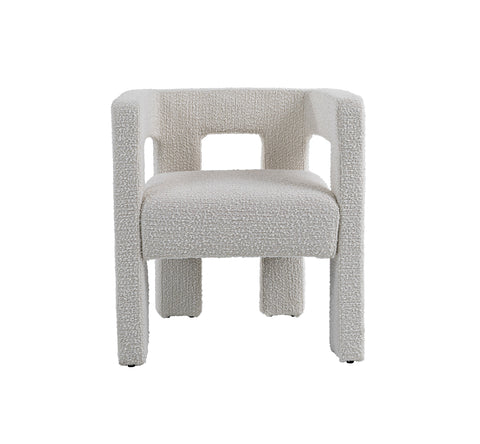 Modrest Drea Modern White Fabric Dining Chair Model VGEUMC-9653CH-A-WHT