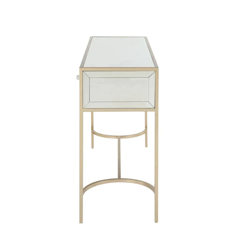 Wisteria Mirrored & Rose Gold Accent Table Model 80608 By ACME Furniture