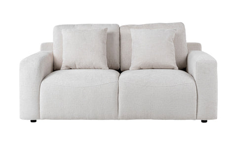 Divani Casa Gloria Modern White Fabric Loveseat Model VGSX-22052-LOVE-PRL