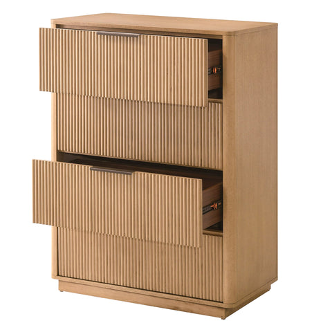Nova Domus Santa Monica Modern Natural Oak Chest Model VGMABR-144-CHEST
