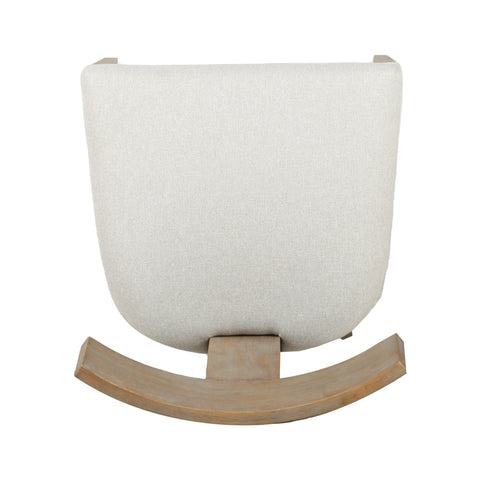 Modrest Fabien Mid Century Modern Beige Linen & Wood Dining Chair (Set Of 2) Model VGRH-RHS-98535