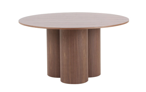Modrest Depew Mid Century Modern Walnut Round Dining Table Model VGDWJ3646-1-WAL
