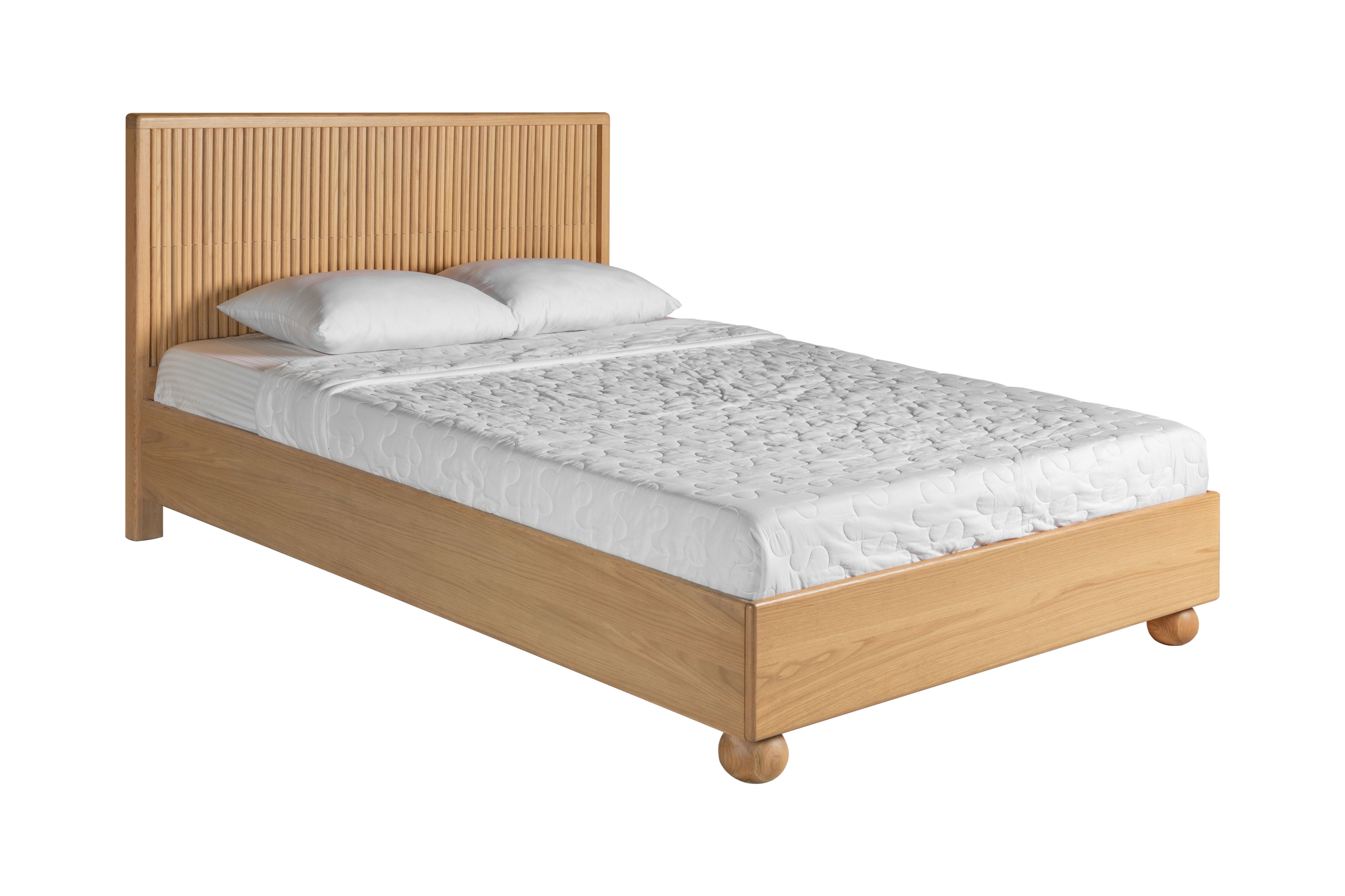 Eastern King Modrest Winters Modern Natural Oak Bed Model VGWD-EMI-QB-KBUS-BED-EK