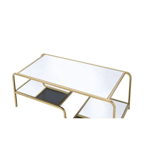Astrid Gold & Mirror Coffee Table Model 81090 By ACME Furniture