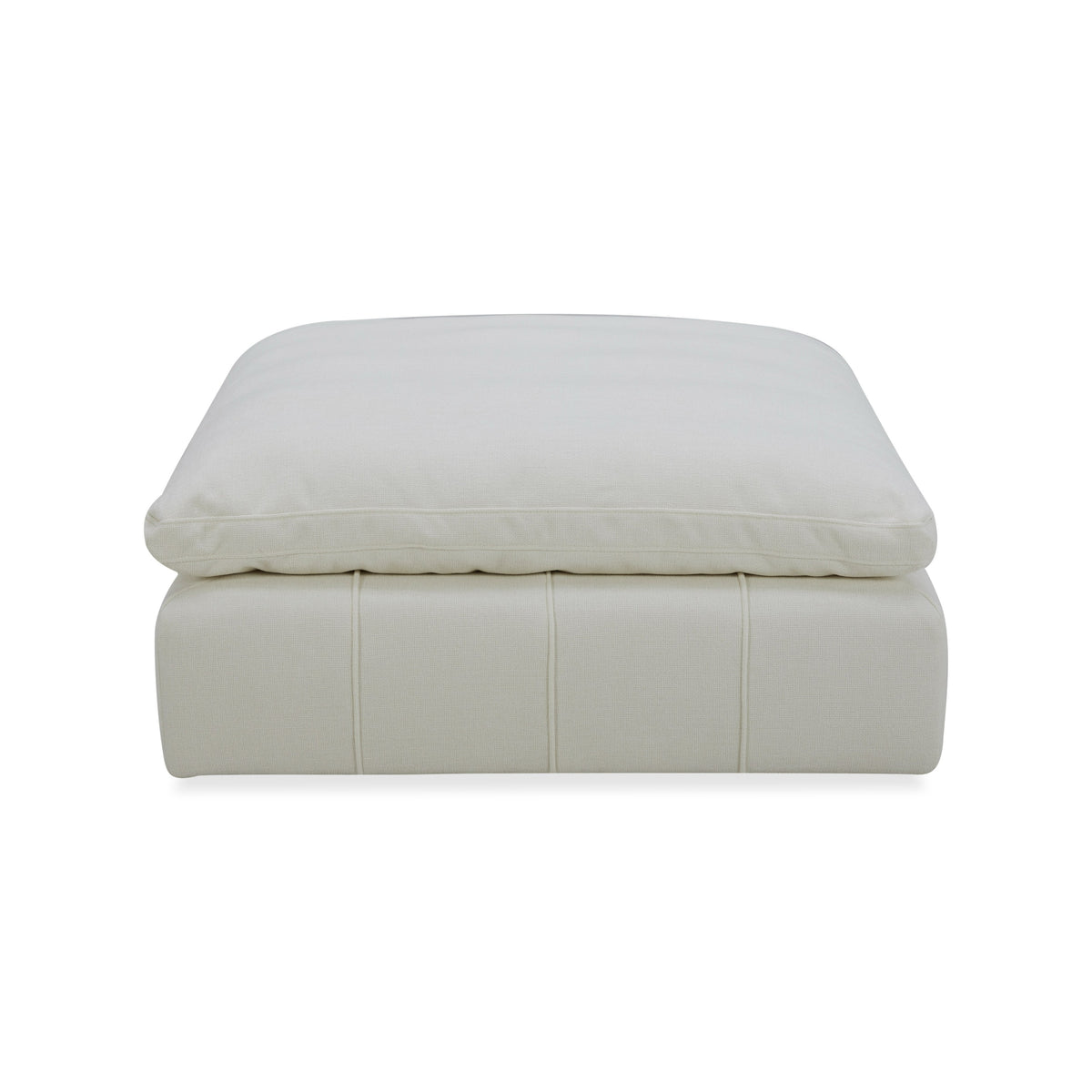 Divani Casa Vicki Modern Off White Fabric Ottoman Model VGKK-KF.8033-OTTO-IVORY
