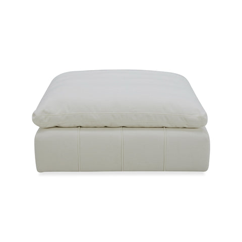 Divani Casa Vicki Modern Off White Fabric Ottoman Model VGKK-KF.8033-OTTO-IVORY