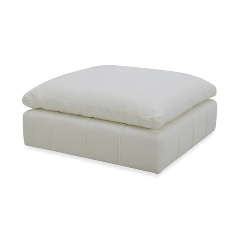 Divani Casa Vicki Modern Off White Fabric Ottoman Model VGKK-KF.8033-OTTO-IVORY