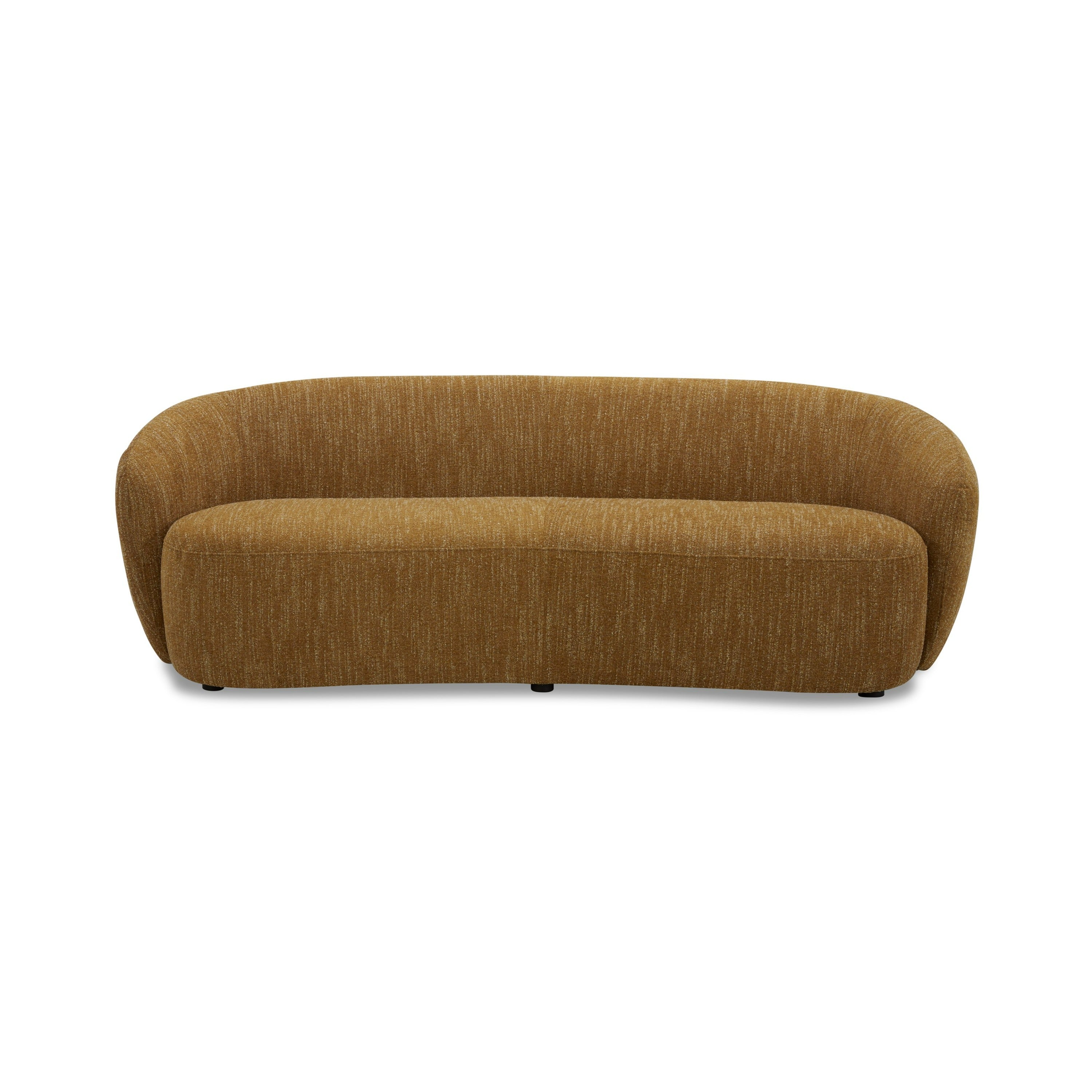 Divani Casa Norris Modern Mustard Fabric Sofa Model VGKK-KF.2823-SOFA-MUS