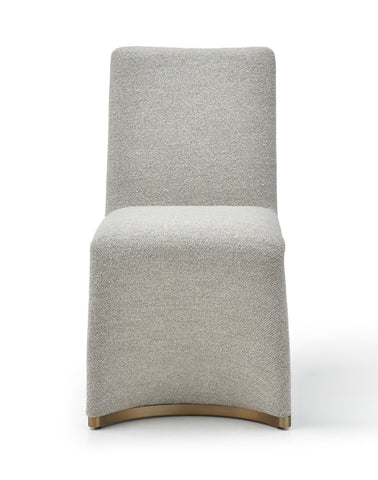 Modrest Kenda Contemporary Grey And Brushed Gold Dining Chair (Set Of 2) Model VGVCB098-GRY