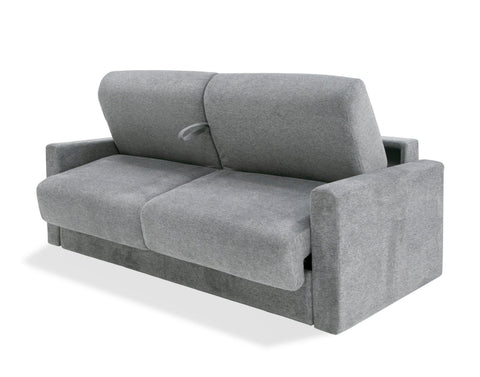 Lamod Italia Revers Italian Modern Grey Fabric Full Sofa Bed