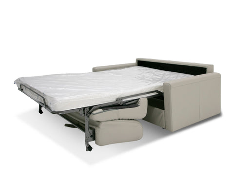 Lamod Italia Revers Italian Modern Light Grey Leather Full Sofa Bed Model VGDTREVERS-140-CENERE