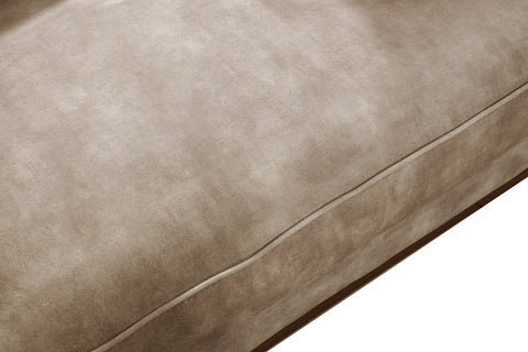 Divani Casa Dosie Transitional Beige Velvet Sofa Set Model VGBN-S-9368-SET-BGE