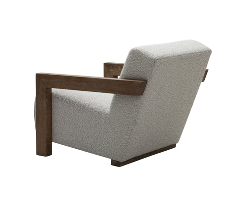 Modrest Rosen Modern Beige Fabric & Grey Oak Accent Chair Model VGMF-L3128-BGE
