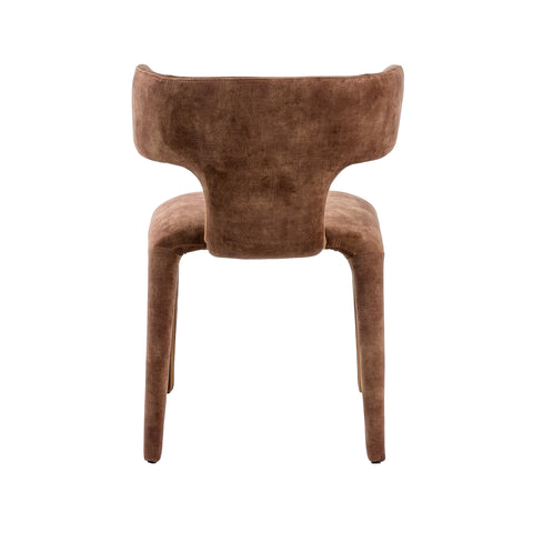Modrest Saehee Modern Camel Velvet Fabric Dining Chair Model VGEUMC-7512CH-DECENT-004