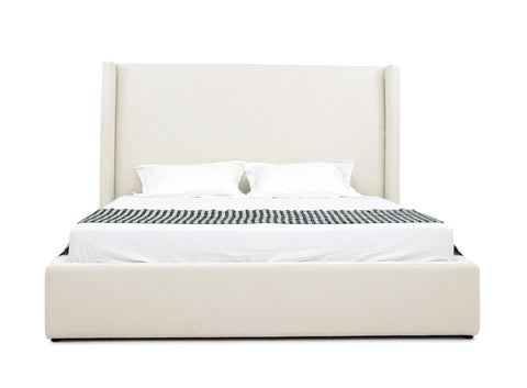 Modrest Byrne Modern Off White Fabric Bed Model VGEVVG713-C-00