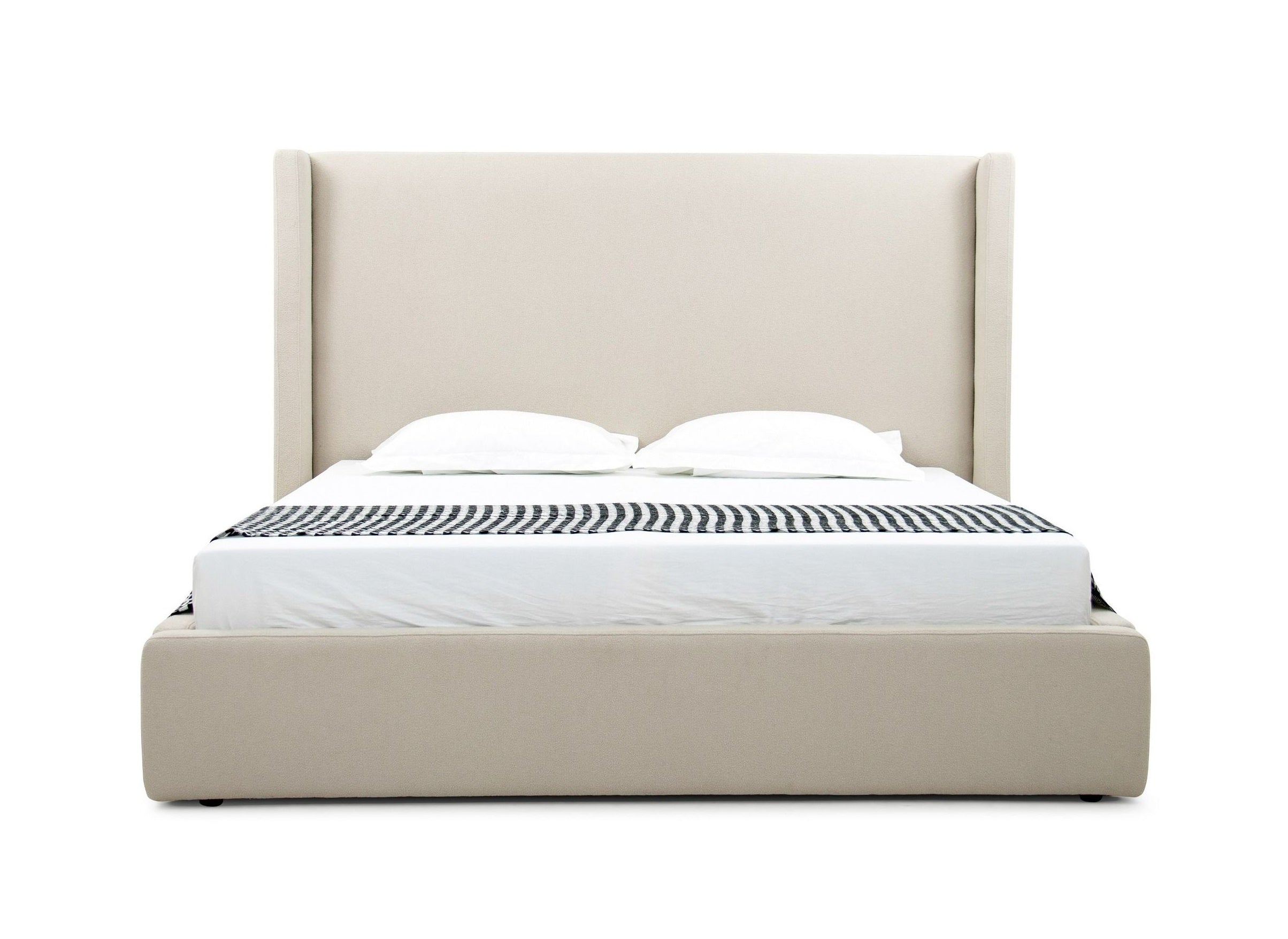 Modrest Byrne Modern Beige Fabric Bed Model VGEVVG713-C-01