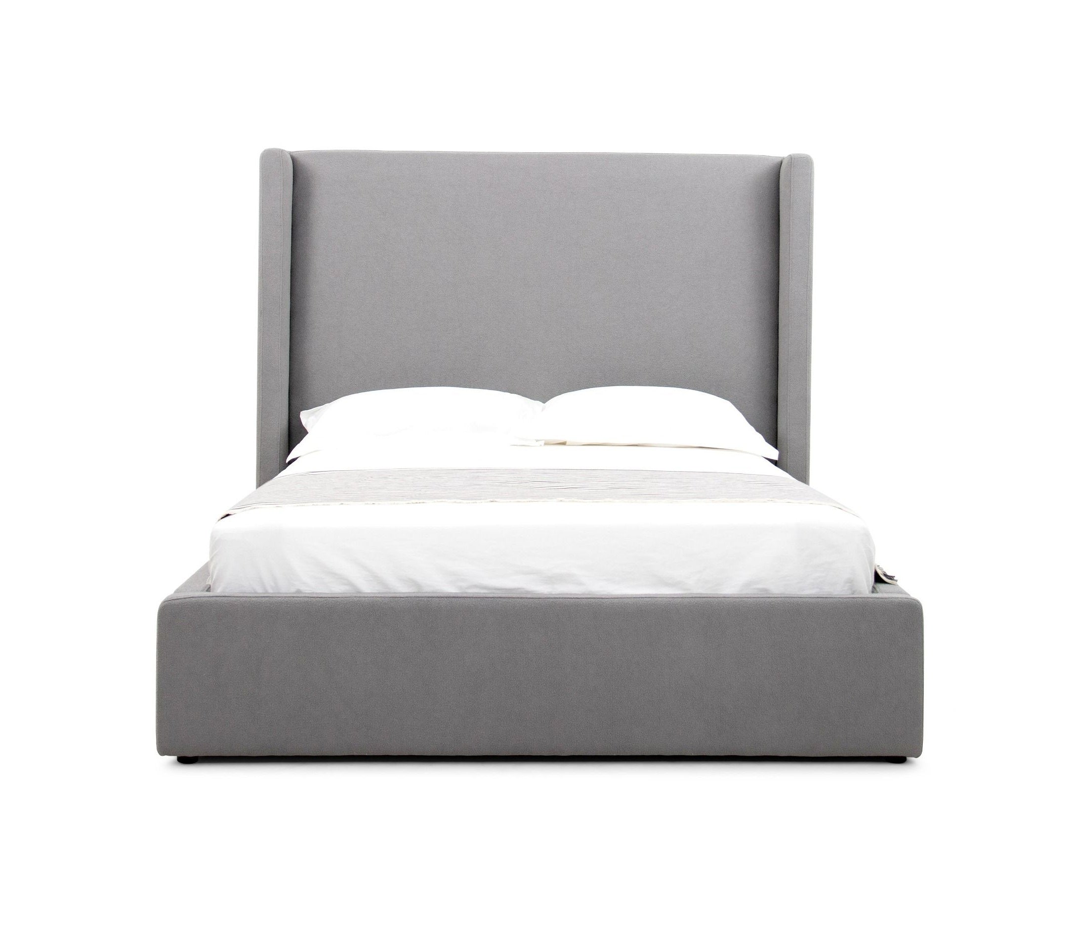 Modrest Byrne Modern Grey Fabric Bed Model VGEVVG713-C-07