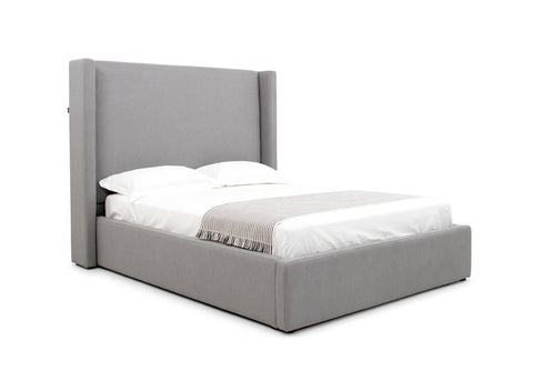 Modrest Byrne Modern Grey Fabric Bed Model VGEVVG713-C-07
