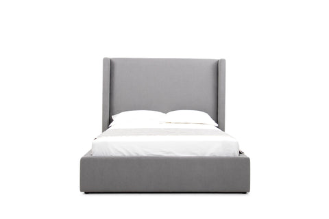 Eastern King Modrest Byrne Modern Grey Fabric Bed Model VGEVVG713-C-07-EK