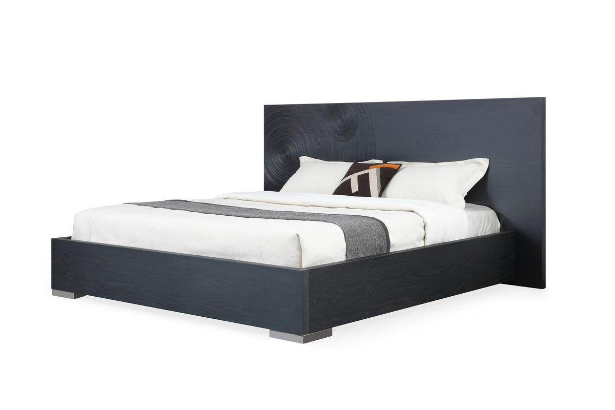 Lamod Cirque Modern Black Ash Bed Model VGVC-BD2368-BED