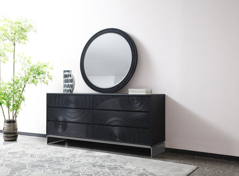 Lamod Cirque Modern Black Ash Bedroom Set Model VGVC-BD2368-SET