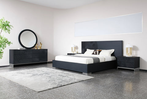 Lamod Cirque Modern Black Ash Bed Model VGVC-BD2368-BED
