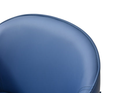 Modrest Calderon Modern Blue & Beige Vegan Leather Counter Chair Model VGVC-B065-BLUE